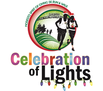 Spirit of Giving and Celebration of Lights logos