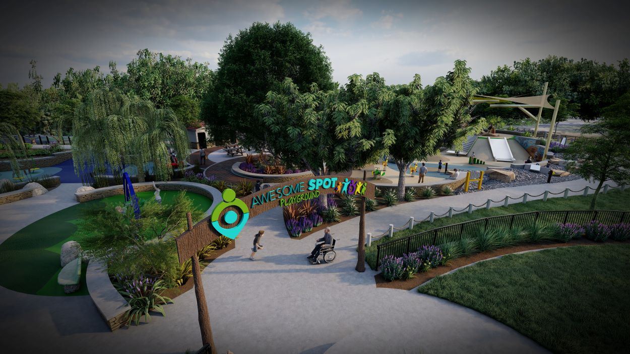 The Awesome Spot Playground Rendering, Main Entry