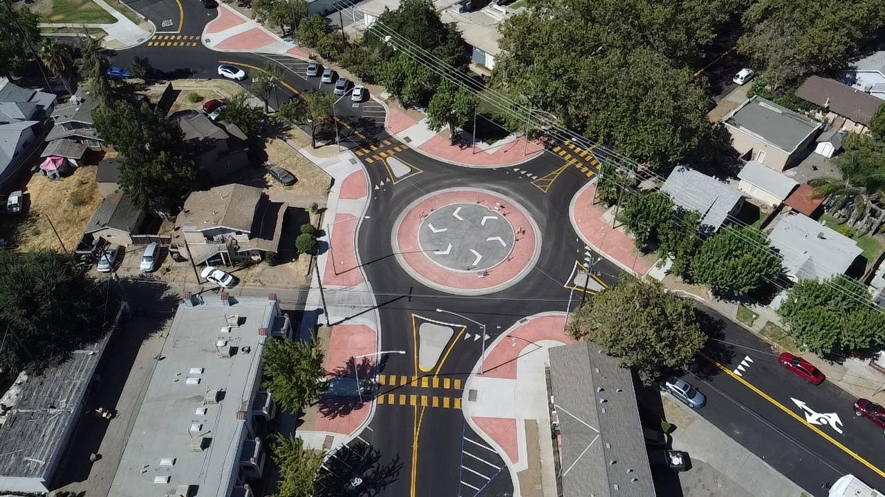 Washington and Vine Roundabout