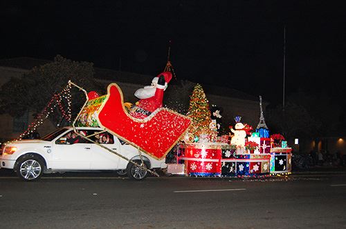 Santa Sled Float